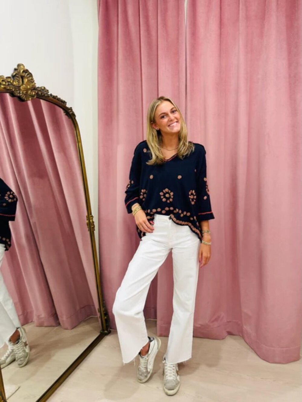 THE GREAT. beaded sailor top - Picture 6 of 7